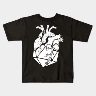 Pen and paper heart dice Kids T-Shirt